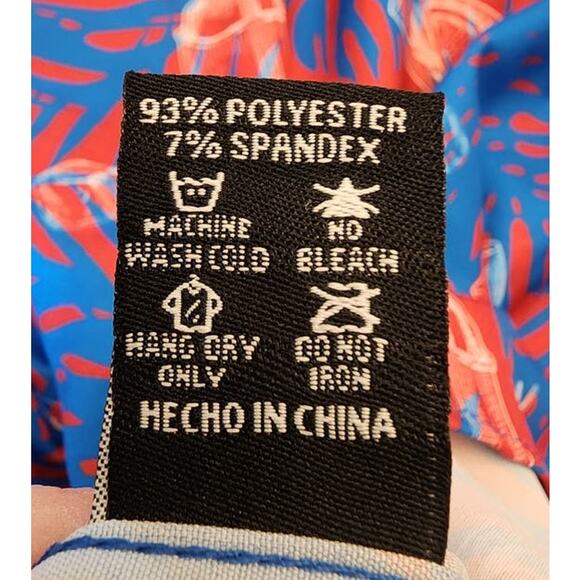 NWT Dixxon Flannel Company Button up The Mixxer Size XL Red White Blue Cocktails - Picture 6 of 9